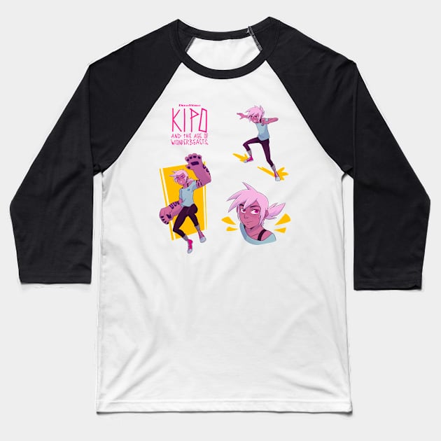 Kipo and the age of wonderbeasts Baseball T-Shirt by HeyMrDeath